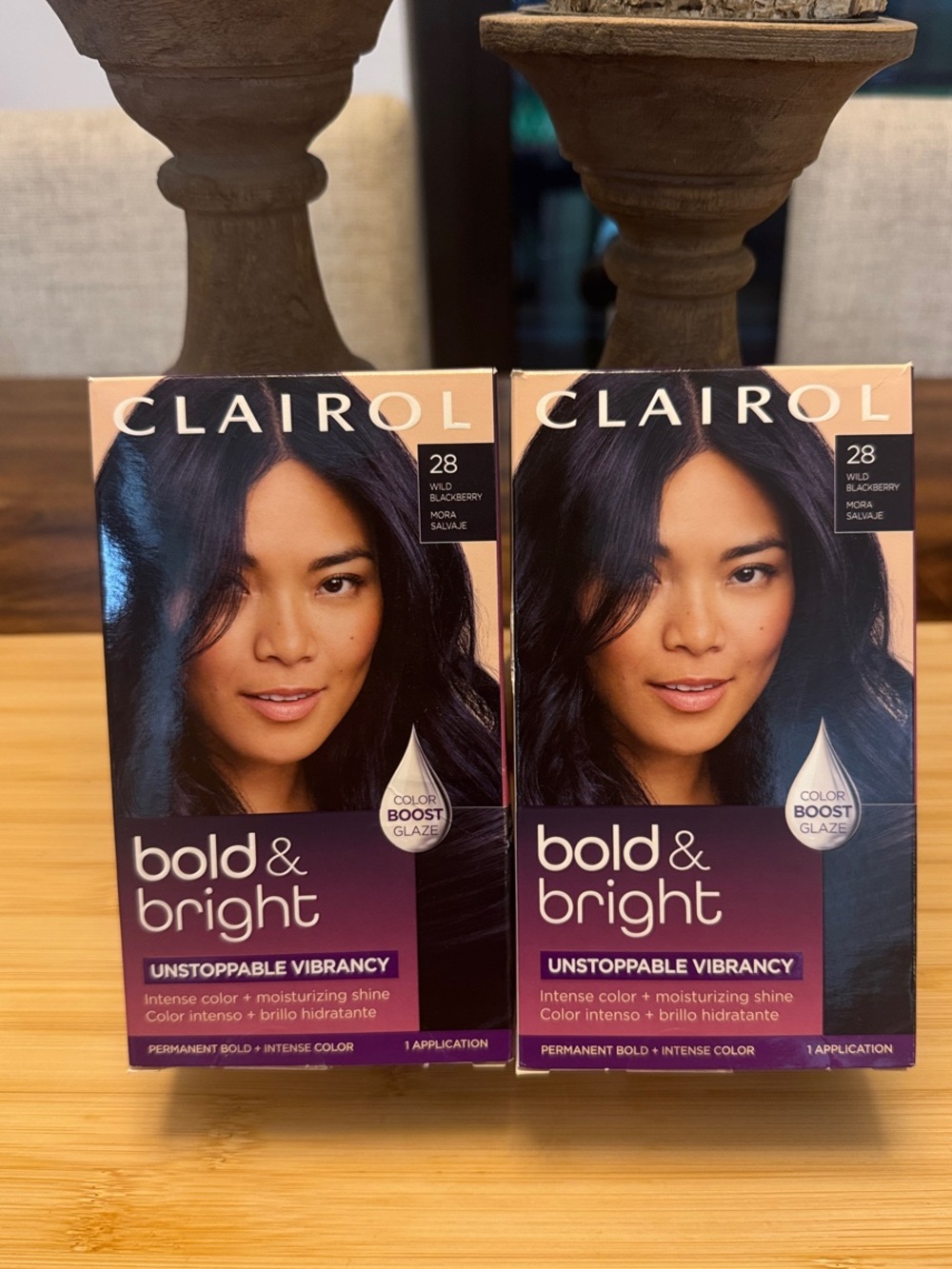 Clairol Bold & Bright Permanent Hair Color — 28 Wild Blackberry (Black)